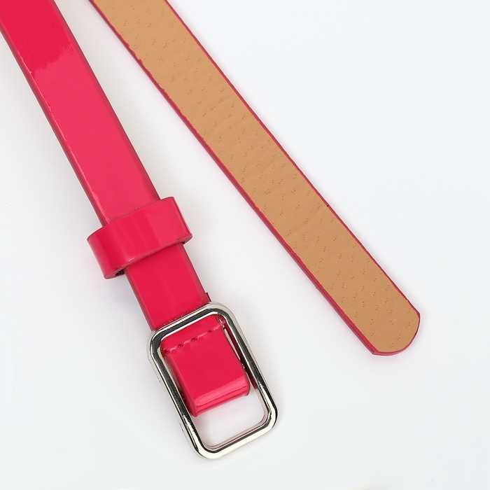 Ремень женский, ширина 1,3 см, пряжка металл, цвет розовый Ремень женский, ширина 1,3 см, пряжка металл, цвет розовый