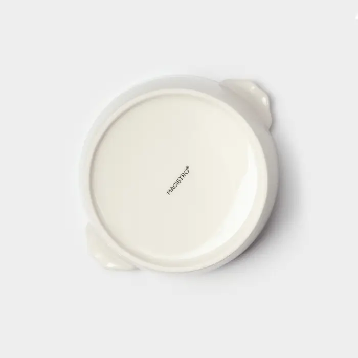 Салатник Magistro Whitewarm, 500 мл, 15&times;12.5&times;6 см, фарфор, белый