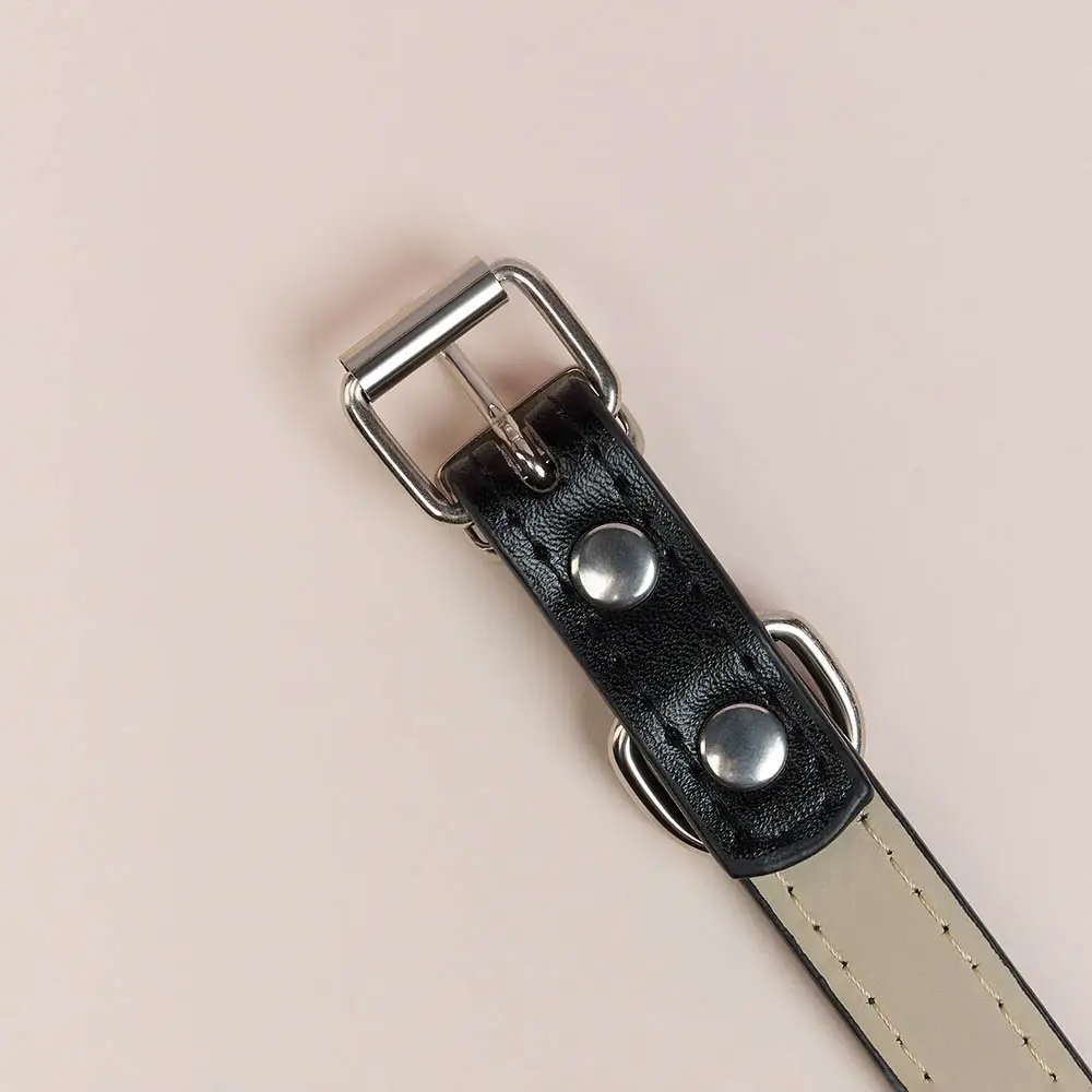 VETTA Ошейник для домашних животных, искусственная кожа, 1,5х29,5 см, обхват 18,5х26,5 см