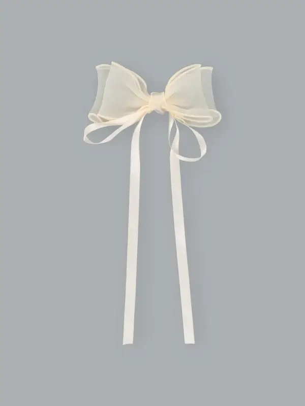 Бант для волос на заколке с лентами, жёлтый, Винкс