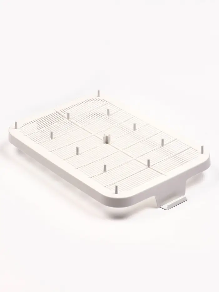 Туалет для кошек &laquo;Белла мини&raquo;, 35&times;26&times;6 см, с сеткой, пластик, синий