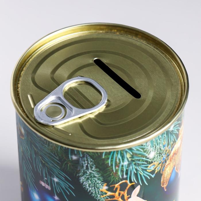 Копилка-банка металл  Копилка-банка металл "С Новым Годом!"