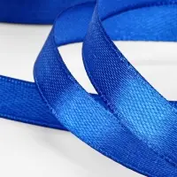 Лента атласная, 10 мм &times; 23&plusmn;1 м, синяя №40