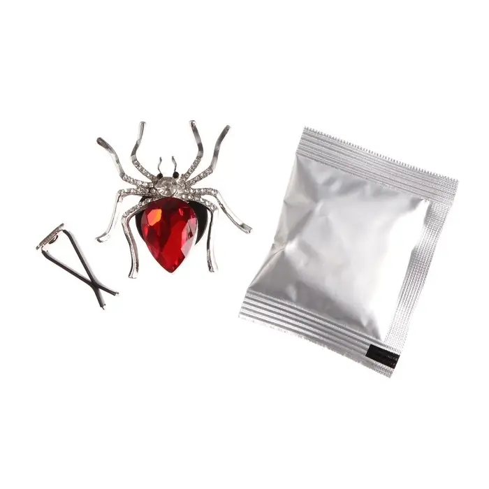 Ароматизатор в дефлектор автомобиля &laquo;Паук&raquo;, красный