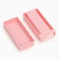 Ящик для хранения, скрытый потайной под стол, 20&times;9&times;4 см, розовый