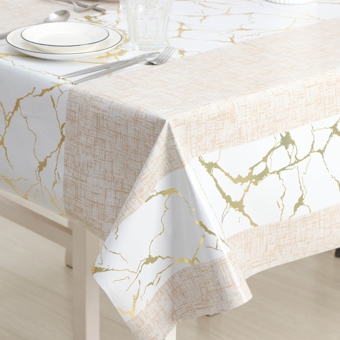 Клеёнка на стол Gratus, на тканевой основе, рулон 20 метров, ширина 137 см Клеёнка на стол Gratus, на тканевой основе, рулон 20 метров, ширина 137 см