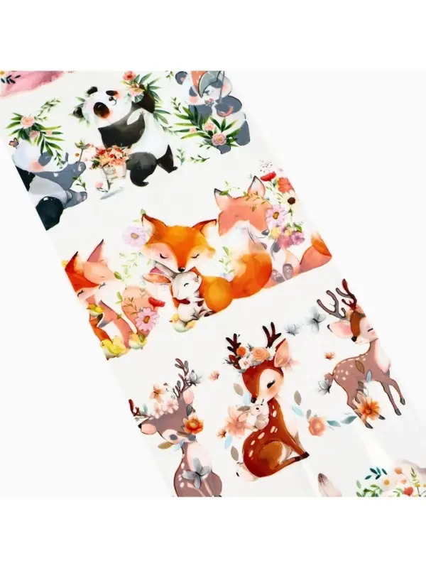 Термонаклейки на пасху, на 7 яиц &laquo;Зверята&raquo;, 7.3&times;34.2 см