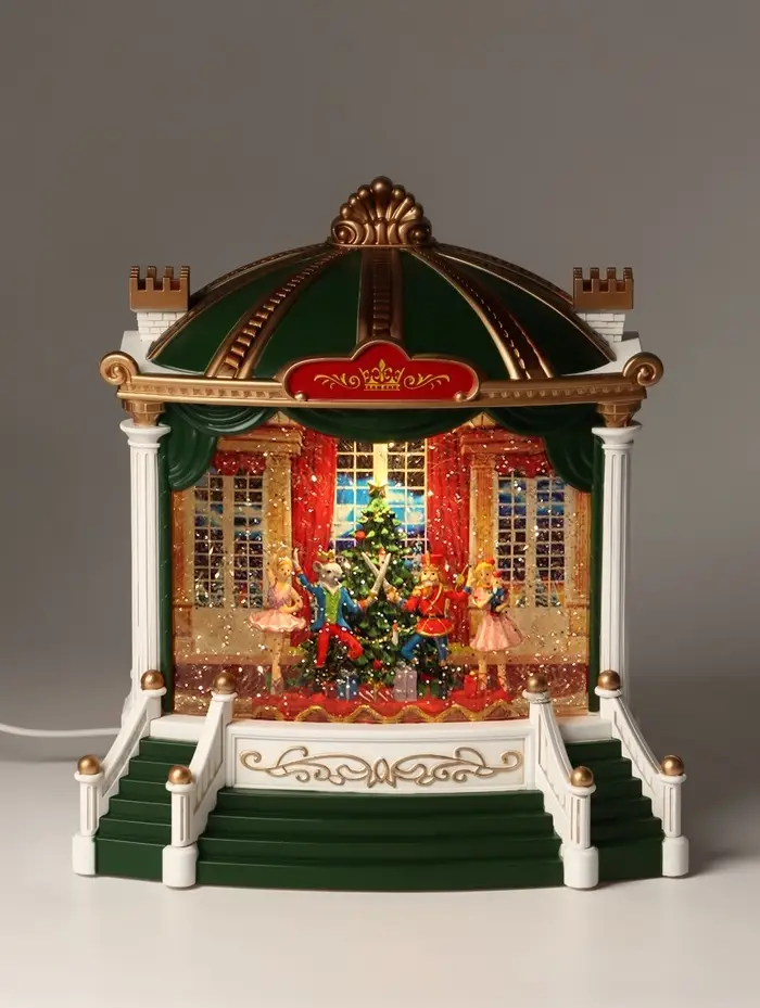 Фигурка светодиодная &laquo;Театр&raquo;, новогодняя, 3хААА, музыка, свет, USB, 10.5&times;18.5&times;23 см