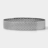 Форма для выпечки тарта Доляна &laquo;Круг&raquo;, d=10 см, перфорированная, серебристая