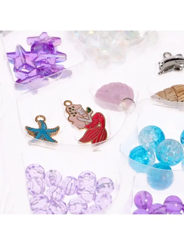 Набор для творчества &laquo;Создай украшение: Русалочка&raquo;, 12 видов бусин, 5 шармов