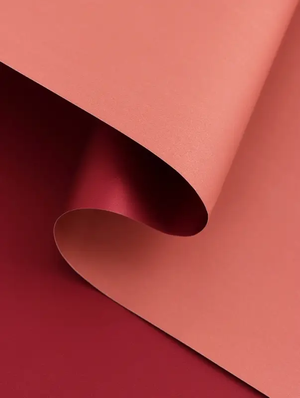 Пленка матовая для цветов, красный, коралловый, 0.58&times;10 м