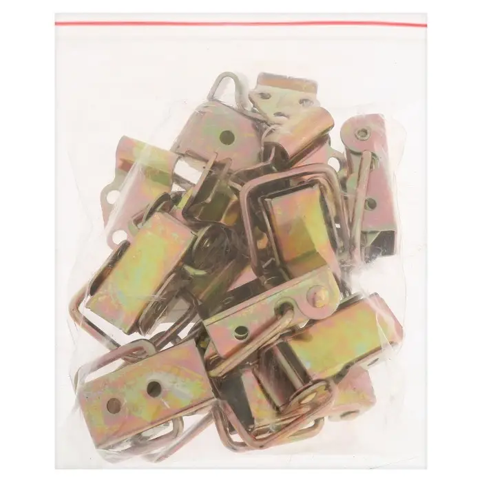 Замок защелка на ящик ТУНДРА, 3.5 см, оцинкованная