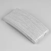 Пилка для ногтей, бумеранг, 180/240 грит, 18 см, фасовка 20 шт, серая