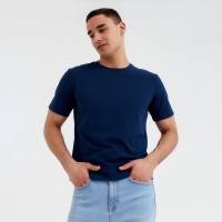 Футболка мужская MINAKU REGULAR FIT: цвет синий, р-р 48