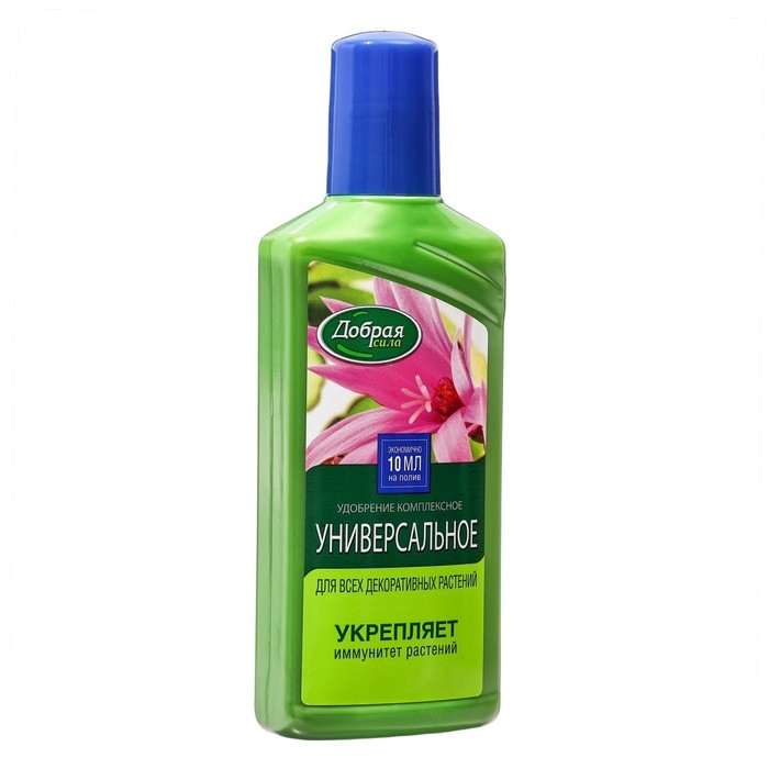 Удобрение Добрая Сила универсальное, 250 мл Удобрение Добрая Сила универсальное, 250 мл