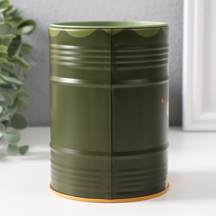 Копилка металл банка Копилка металл банка "Веселые праздники" МИКС 9х9х12,4 см