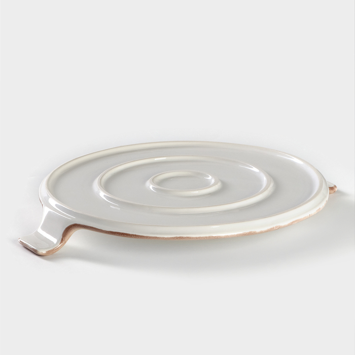 Блюдо фарфоровое Punto bianca, d=25 см