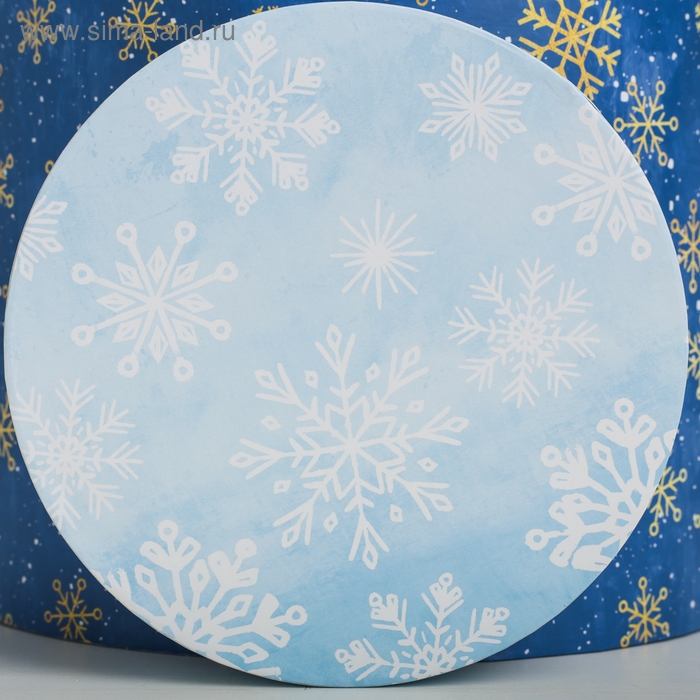 Набор подарочных коробок 5 в 1 «Чудесные снежинки», 13 х 14‒19.5 х 22 см, Новый год