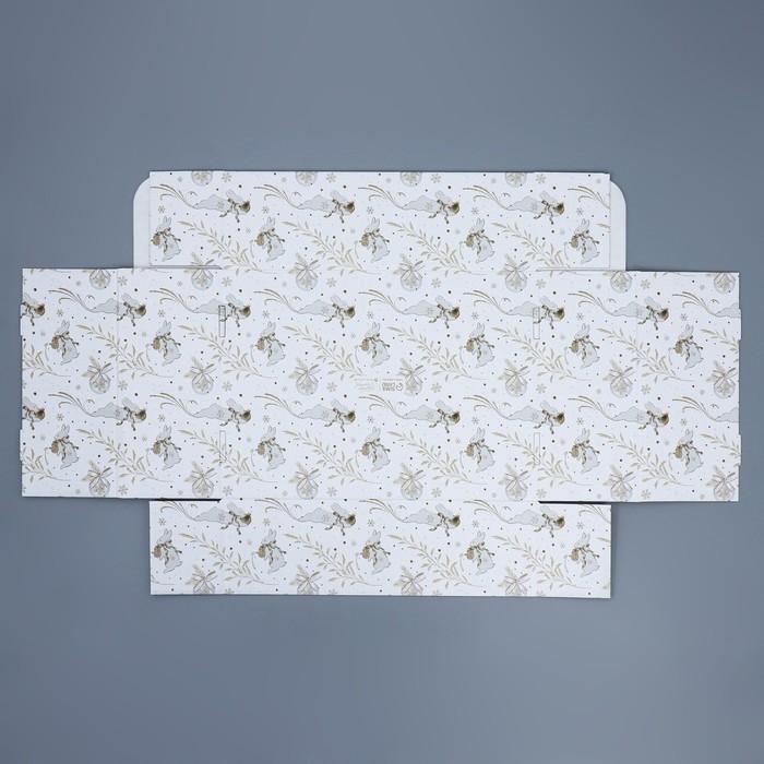 Коробка подарочная новогодняя складная «Роскошь золота», 30,7 х 22 х 9,5 см, Новый год Коробка подарочная новогодняя складная «Роскошь золота», 30,7 х 22 х 9,5 см, Новый год