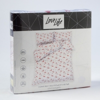 Постельное бельё LoveLife 2сп «Лапландия», 175х215см, 200х225см, 50х70см-2шт, 100%хлопок, сатин