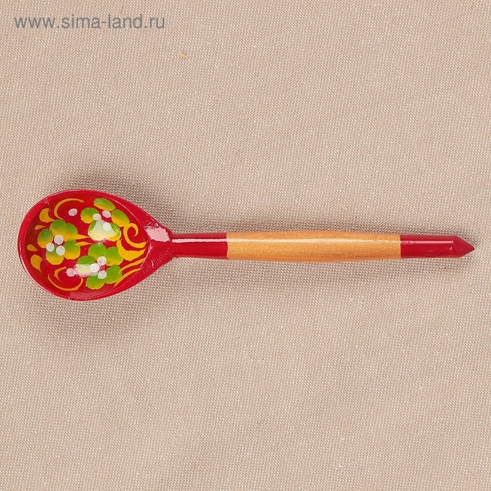 Ложка «Краснушка», чайная, хохлома, микс Ложка «Краснушка», чайная, хохлома, микс