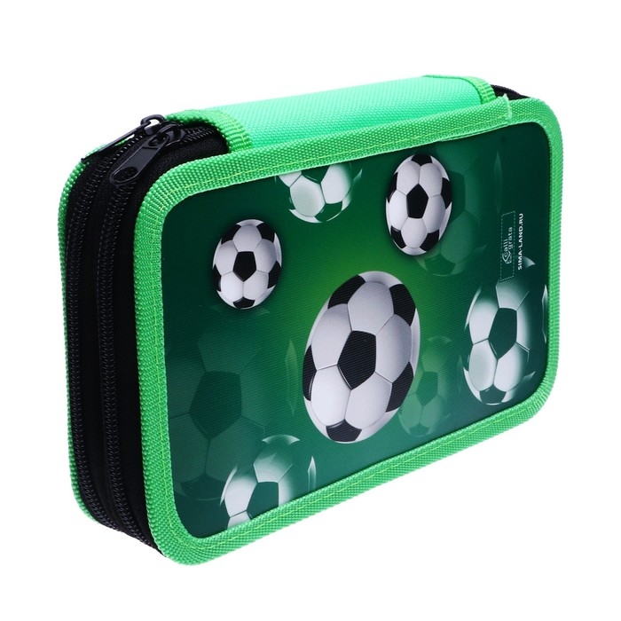 Пенал 2 секции, 125 х 205 х 40 мм, Calligrata 30П26/2 Пенал 2 секции, 125 х 205 х 40 мм, Calligrata 30П26/2 "Гол", ламинированный картон