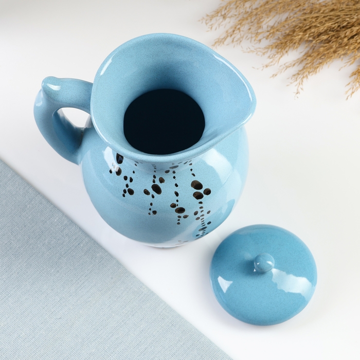 Кувшин Кувшин "Дачный" 1л / 22,5х13,5см, блюз