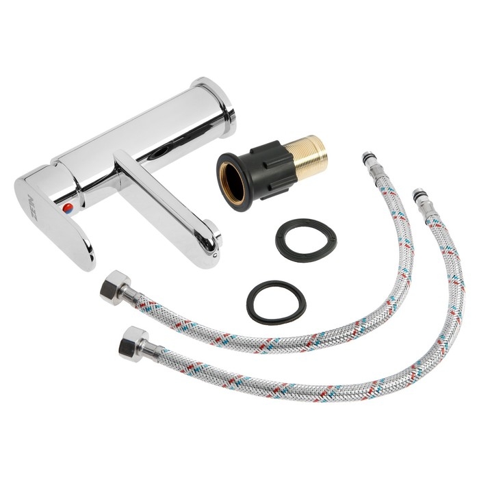 Смеситель для раковины ZEIN Z2486, картридж керамика 40 мм, хром Смеситель для раковины ZEIN Z2486, картридж керамика 40 мм, хром