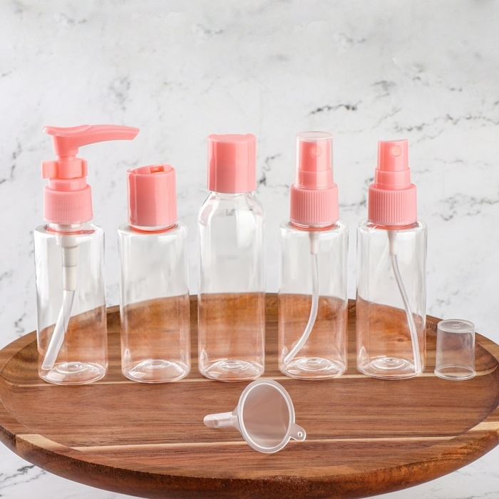 Набор для хранения, в чехле, 6 предметов, цвет прозрачный/МИКС Набор для хранения, в чехле, 6 предметов, цвет прозрачный/МИКС