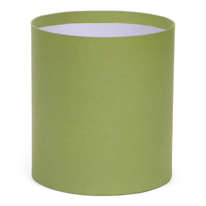 Набор круглых коробок 2в1 , Набор круглых коробок 2в1 ,"Тёмно-Зеленый", без крышки, 10 х 10 х10,5 см