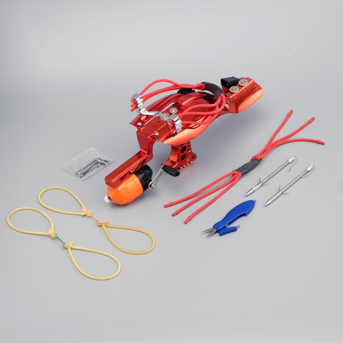 Рогатка рыболовная, 3 жгута, 2 стрелы в комплекте Рогатка рыболовная, 3 жгута, 2 стрелы в комплекте