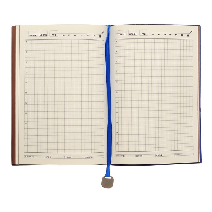 Ежедневник недатированный А5, 120 листов в клетку, обложка ЛАЙТ, МИКС Ежедневник недатированный А5, 120 листов в клетку, обложка ЛАЙТ, МИКС