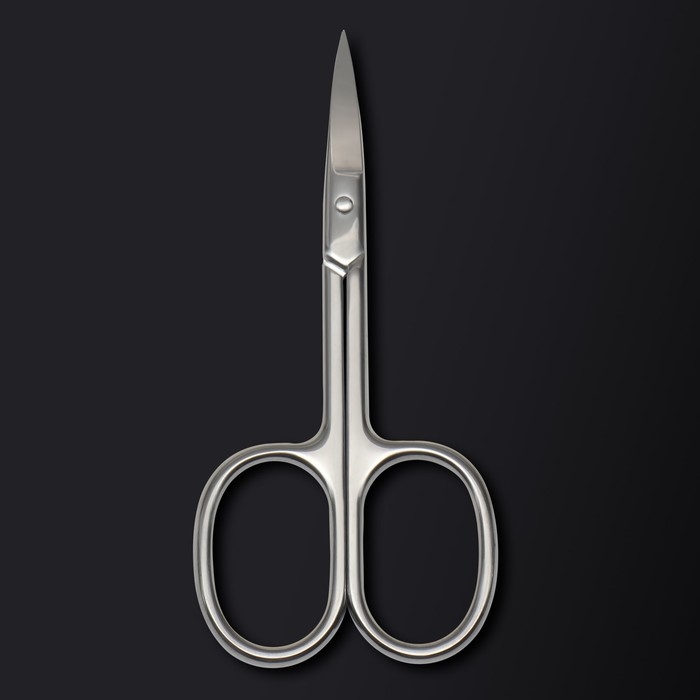 Ножницы маникюрные «Premium», загнутые, широкие, 9,3 см, на блистере, цвет серебристый Ножницы маникюрные «Premium», загнутые, широкие, 9,3 см, на блистере, цвет серебристый