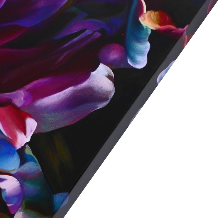 Картина- холст на подрамнике Картина- холст на подрамнике "Разноцветные пионы" 60*100 см