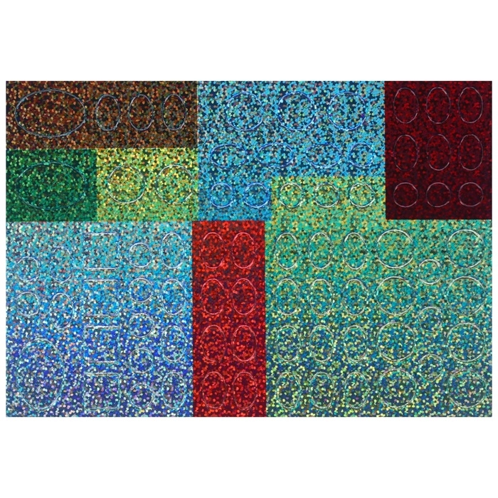 Аппликация форменными стикерами  Аппликация форменными стикерами "Винни-Пух", набор для творчества, стикерная мозаика