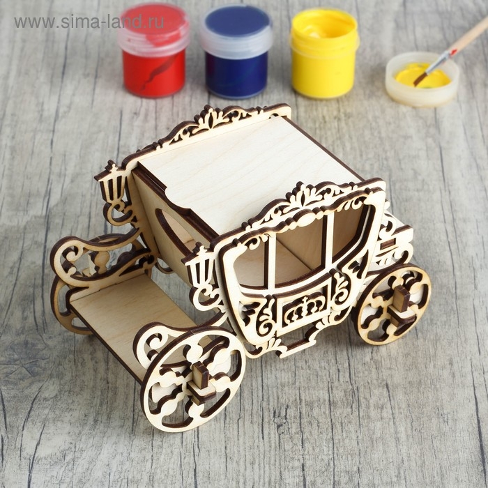 Заготовка для творчества «Карета» Заготовка для творчества «Карета»