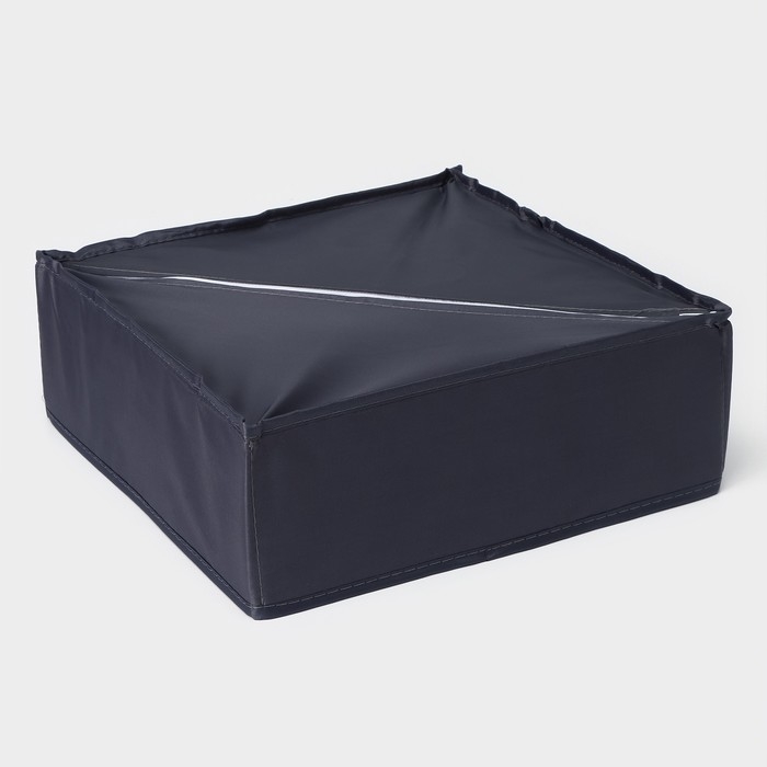 Органайзер для хранения белья LaDо́m, 16 ячеек, 32×32×12 см, цвет графитовый Органайзер для хранения белья LaDо́m, 16 ячеек, 32×32×12 см, цвет графитовый