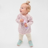Джемпер вязаный Крошка Я Leo Baby рост 68-74 см, розовый