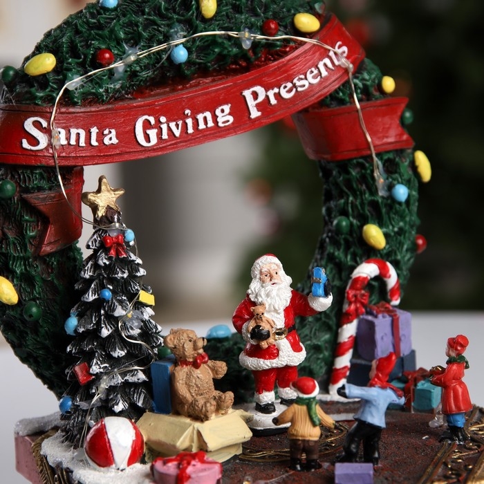 Светодиодная фигура «Ярмарка подарков» 26 × 20 × 16.5 см, полистоун, USB, свечение мульти Светодиодная фигура «Ярмарка подарков» 26 × 20 × 16.5 см, полистоун, USB, свечение мульти