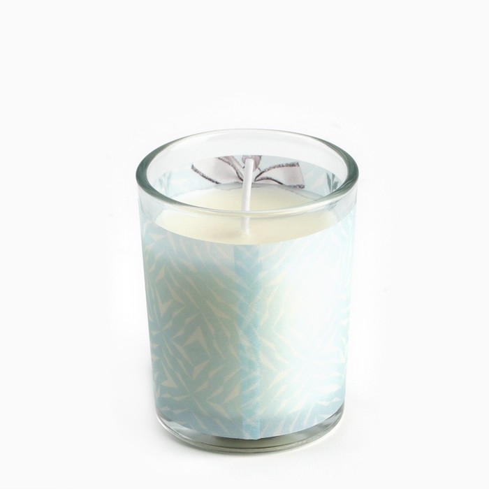 Новогодняя свеча с калькой «Новый год: С Новым годом!», аромат жасмин,5х6х5 см Новогодняя свеча с калькой «Новый год: С Новым годом!», аромат жасмин,5х6х5 см