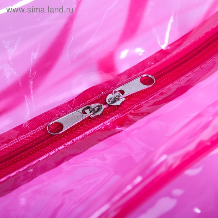 Набор сумок в роддом, 3 шт., цвет прозрачный/розовый Набор сумок в роддом, 3 шт., цвет прозрачный/розовый