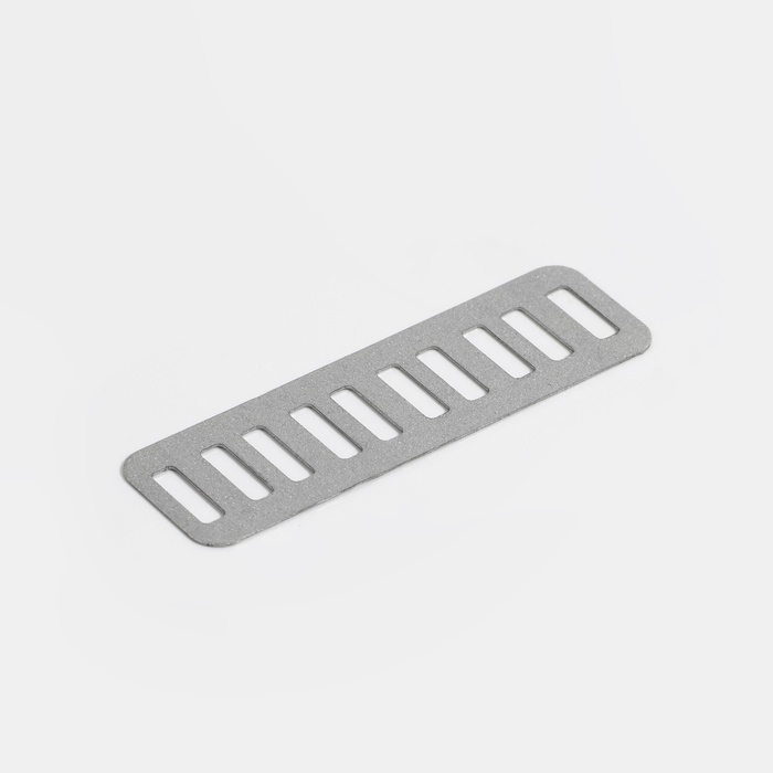 Декоративные элементы на прокол «Hand made», 5,4 × 1 см, 10 шт, цвет серебряный Декоративные элементы на прокол «Hand made», 5,4 × 1 см, 10 шт, цвет серебряный