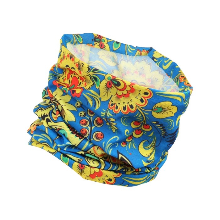 Бафф туристический Бафф туристический "Хохлома" для защиты от ветра и пыли, синий