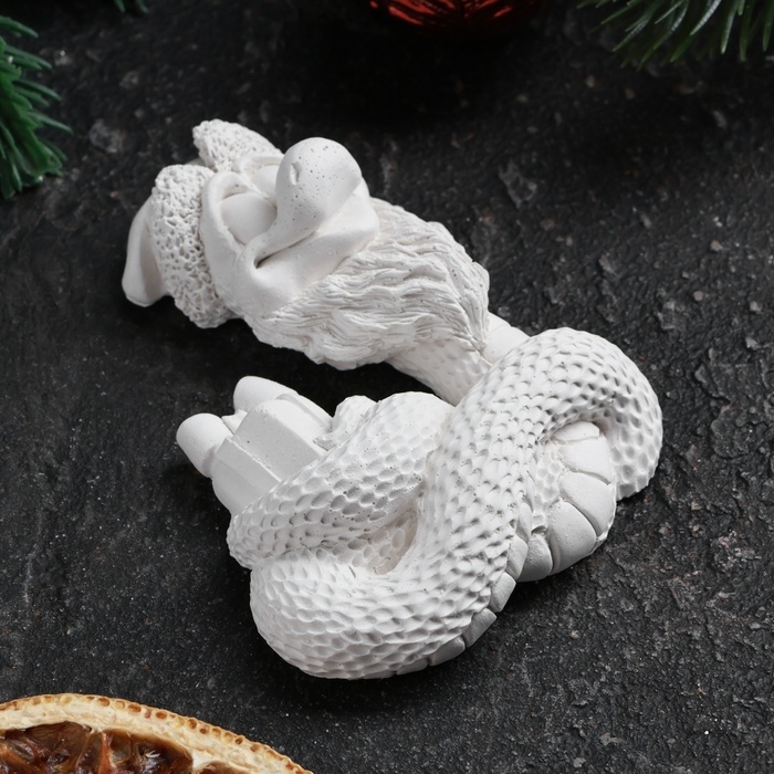 Фигура для раскраски с подвесом  Фигура для раскраски с подвесом "Змея с подарком" 8х3см