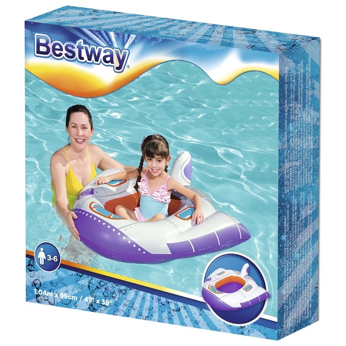 Лодочка надувная «Транспорт», от 3-6 лет, цвет МИКС, 34106 Bestway Лодочка надувная «Транспорт», от 3-6 лет, цвет МИКС, 34106 Bestway