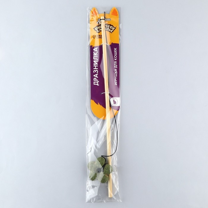 Дразнилка для кошки с кошачьей мятой «Цветочек» Дразнилка для кошки с кошачьей мятой «Цветочек»