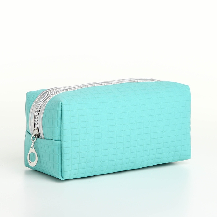Косметичка на молнии, цвет мятный Косметичка на молнии, цвет мятный