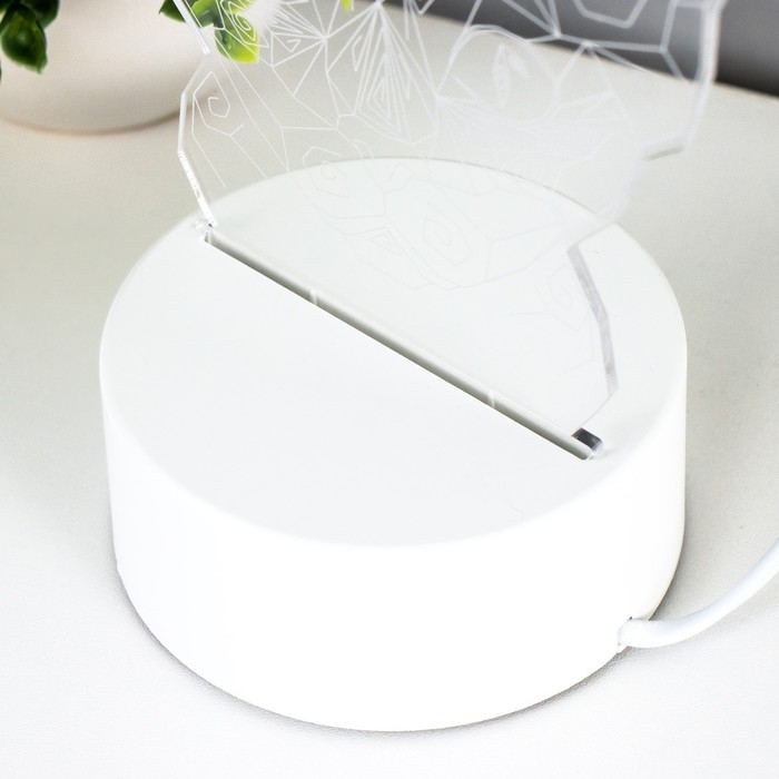 Светильник Светильник "Сфинкс" LED белый 11х9,5х13 см