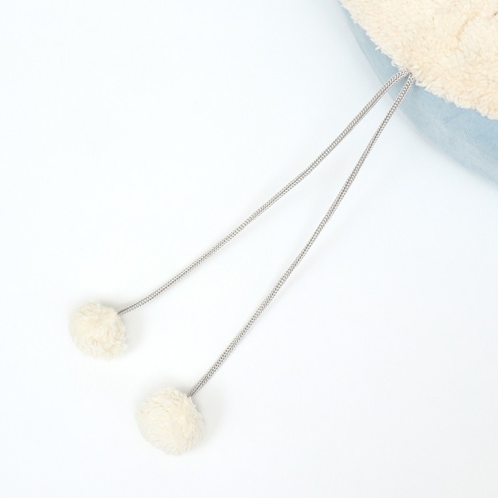 Лежанка  Лежанка "Снежок", 56 х 46 х 13 см, синий