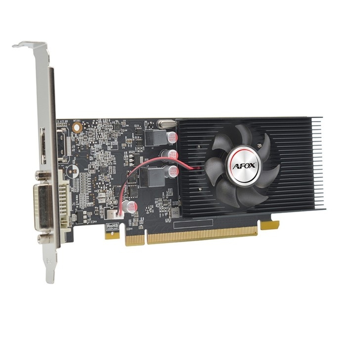 Видеокарта Afox GT1030, 2Гб, 64bit, GDDR5, DVI, HDMI, HDCP Видеокарта Afox GT1030, 2Гб, 64bit, GDDR5, DVI, HDMI, HDCP